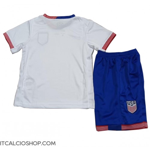 Stati Uniti Prima Maglia Bambino Copa America 2024 Manica Corta (+ Pantaloni corti)